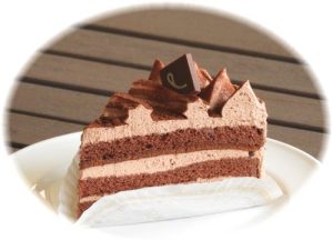 スペシャルおやつ「チョコケーキ」